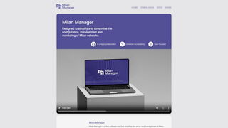 Microsite MilanManager