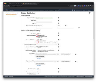 AWS Cloudfront einrichten