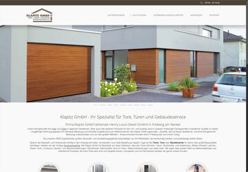 Webseite Klapitz GmbH